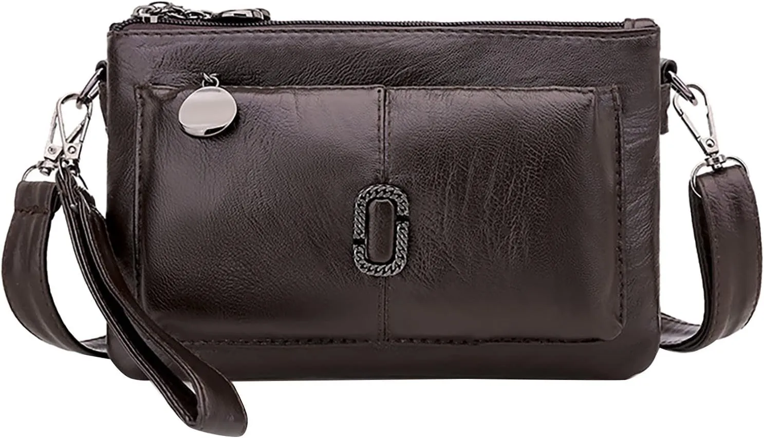 Lightweight Pocketbook Layer Small Bag Women'S Bag All Pu Leather Simple Shoulder Messenger Fashion Mobile