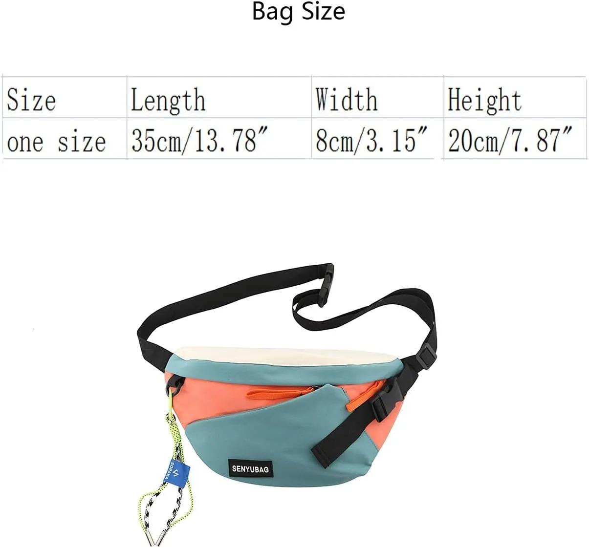Men And Women Fashion Trend Capacity Messenger Bag Simple Casual Camping Bag Shoulder Bags Bag for (Purple, One Size)