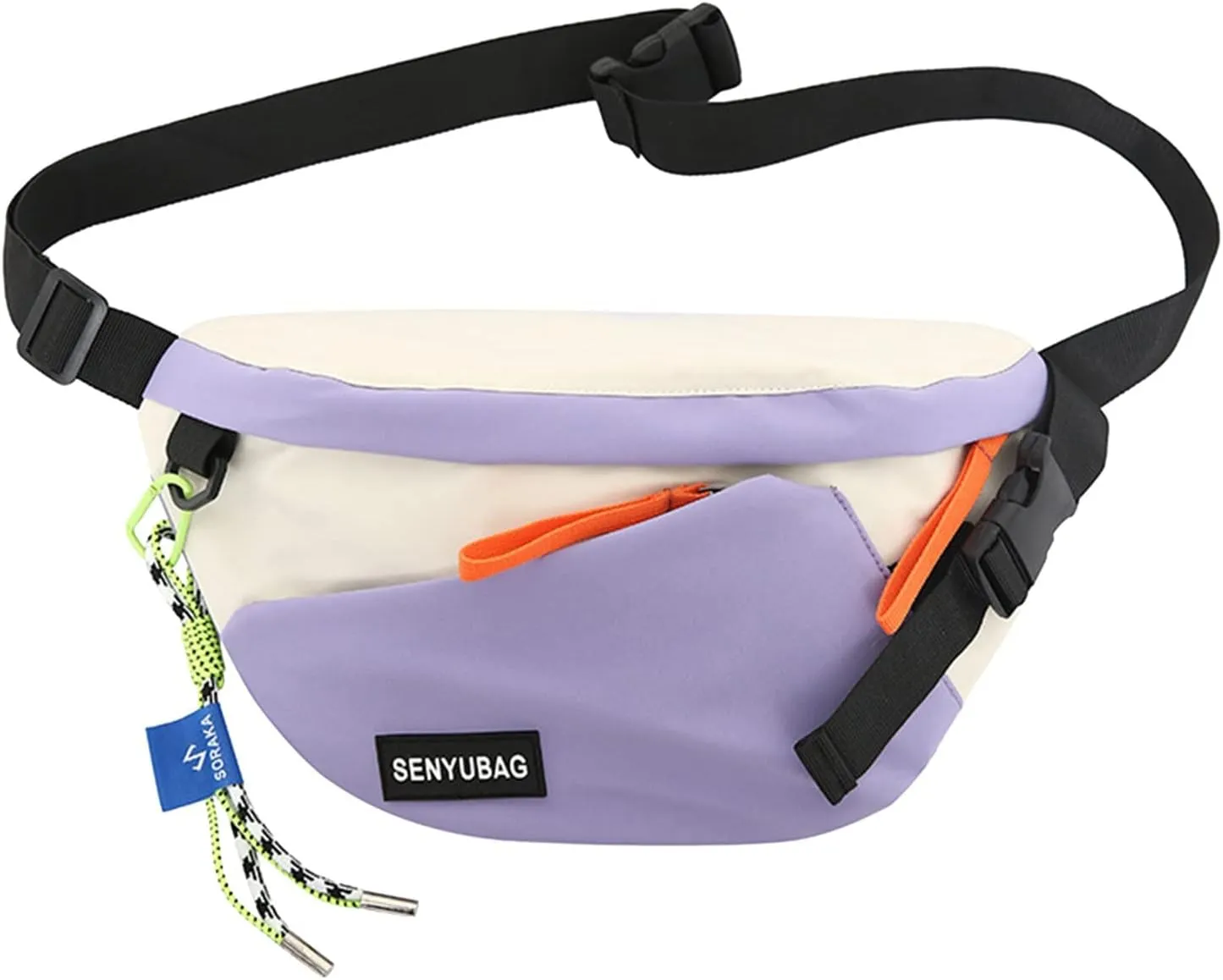 Men And Women Fashion Trend Capacity Messenger Bag Simple Casual Camping Bag Shoulder Bags Bag for (Purple, One Size)