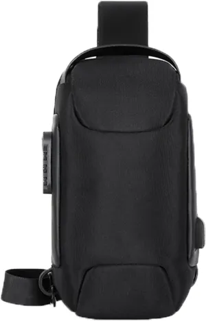 Men's Prevention Of Thieves Password Chest Lock Bag Cloth Sports One Shoulder Messenger Bag Shoulder (Black, One Size)