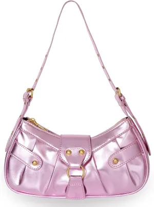 Messenger Bags Crossbody Pleated Purse Hobo Shoulder for Women Y2K Handbag