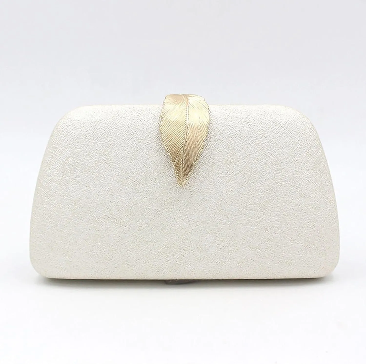Messenger Bags for Men Wedding Clutch Purse Formal Evening Crossbody Bag(White)