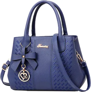 Messenger Tote Bag for Women Fashion Ladies PU Leather Top Handle Bags Purse and Wallet Set for Women
