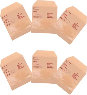 PartyKindom 50 Pack Kraft Paper Underwear Packaging Bags Travel Seal Socks Storage Pouches