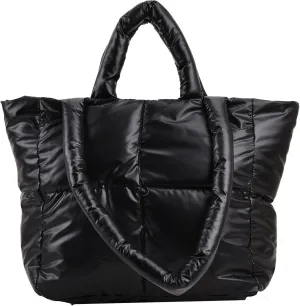 Puffer Tote for Women Large Quilted Purse Ladies Padding Shoulder Lightweight Puffy Tote and Satchels