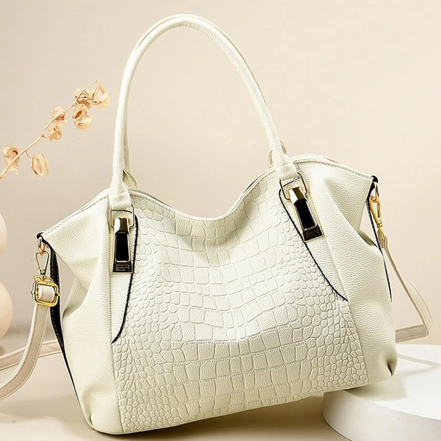 Purses for Women Fashionable And Simple Women's Large Capacity Soft Leather Texture Casual Crossbody Bag