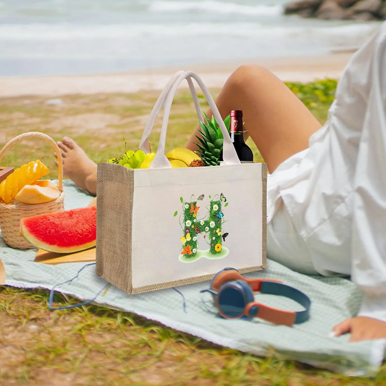 Retro Clutch Underarm Purse Women Bags Mommy Letter Handbag Letter Handbag Shopping Bag Beach Bag