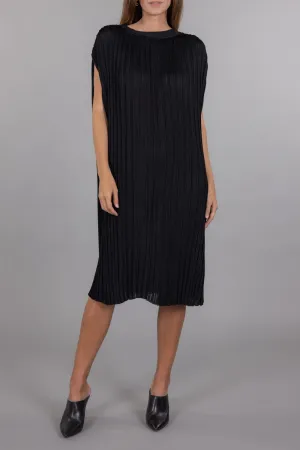 RIBBED VISCOSE DRESS