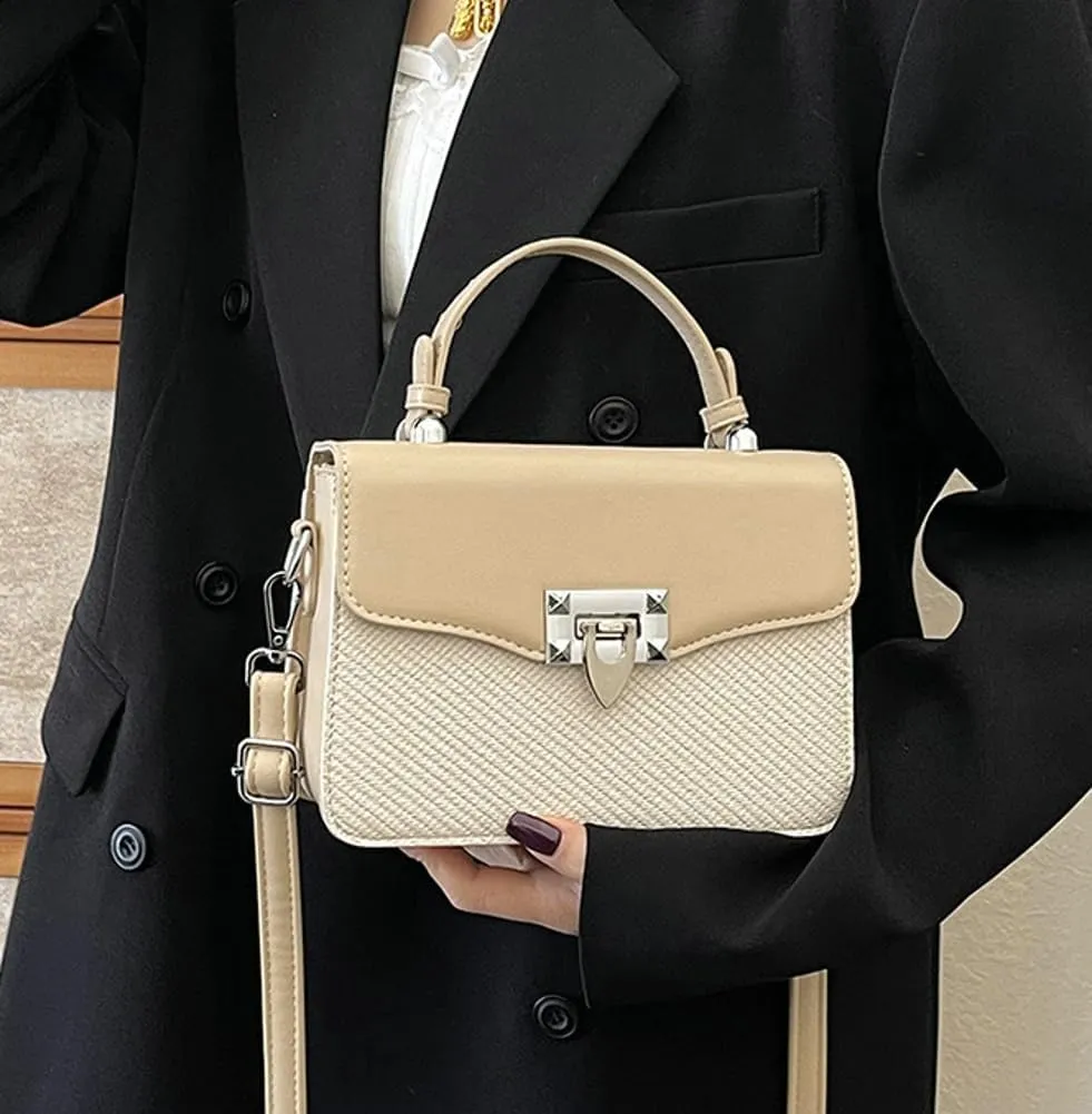 Rungion Casual Trendy Handbag Purses for Women Vegan Leather Small Y2k Crossbody Bag Ladies Party Shoulder Satchels 2025