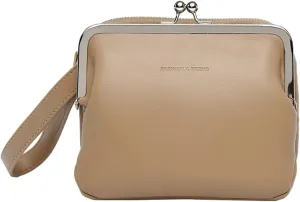Rungion Wristlet Purse for Women Small Vegan Leather Clutch with Strap Crossbody Shoulder Bags Handbag Phone Satchels 2025