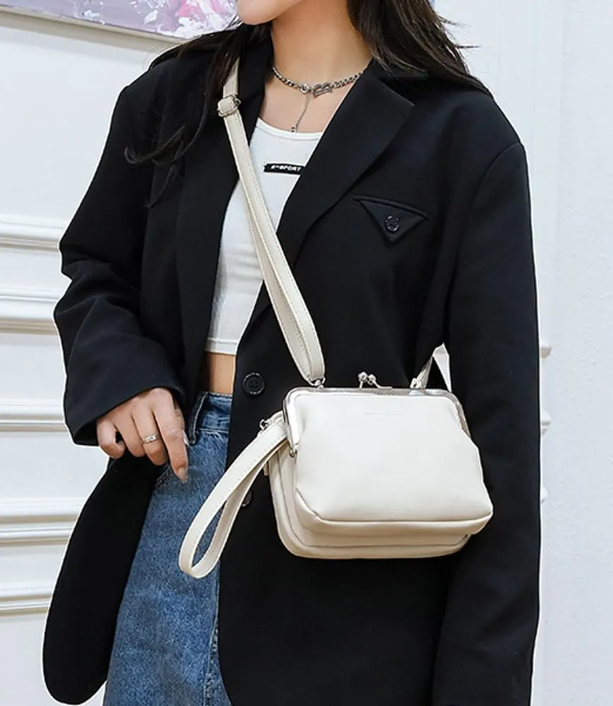 Rungion Wristlet Purse for Women Small Vegan Leather Clutch with Strap Crossbody Shoulder Bags Handbag Phone Satchels 2025