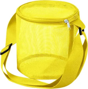 Sand Toy Mesh Bag for Children Mesh Beach Bags, Beach Toy Bag, Storage with Adjustable Straps