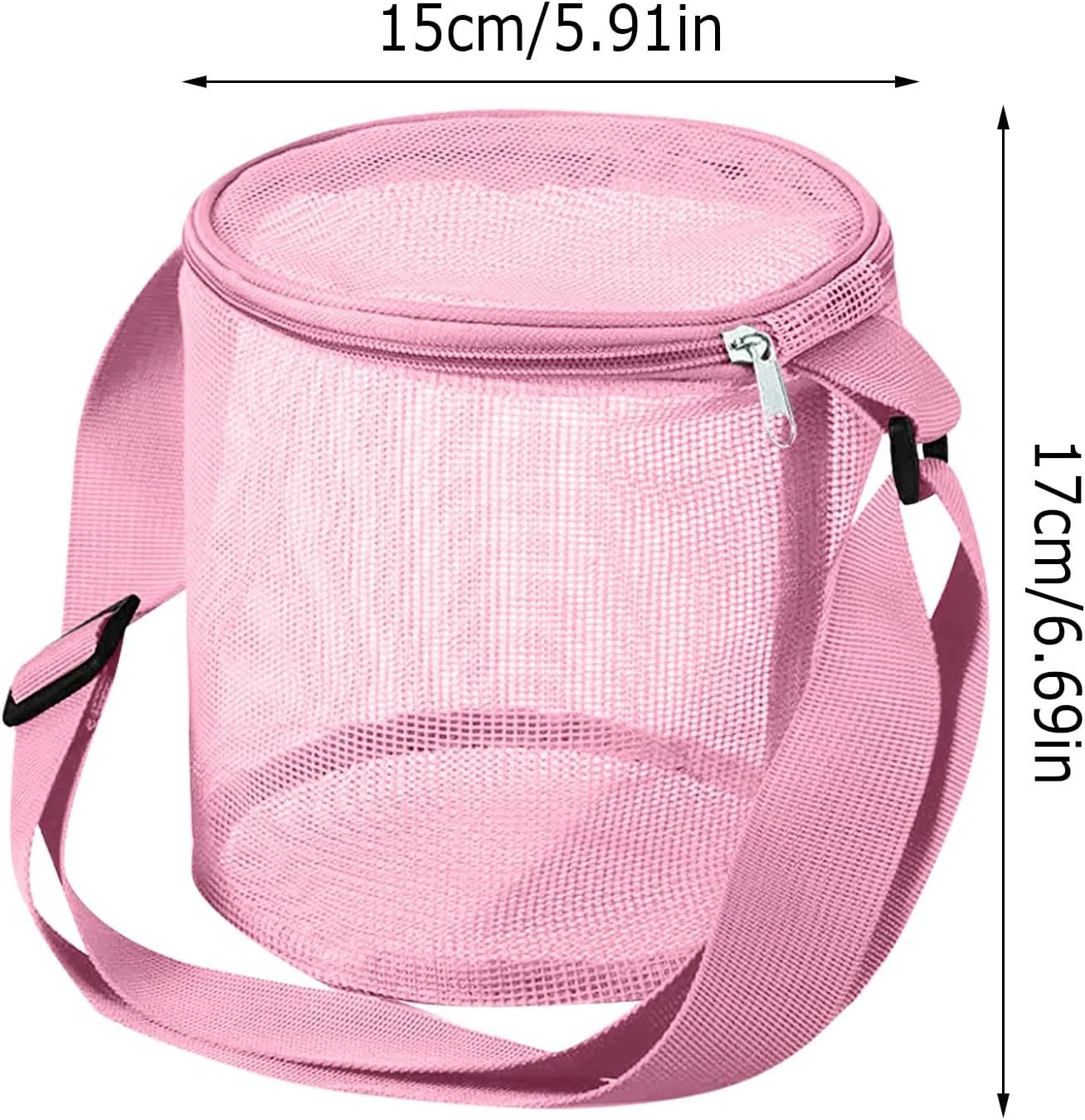 Sand Toy Mesh Bag for Children Mesh Beach Bags, Beach Toy Bag, Storage with Adjustable Straps
