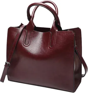 Shoulder Bag for Women Ladies Shoulder Bag Fashion Solid Color Vintage Zipper Large Capacity Shoulder Handbag
