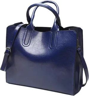 Shoulder Bag for Women Ladies Shoulder Bag Fashion Solid Color Vintage Zipper Large Capacity Shoulder Handbag