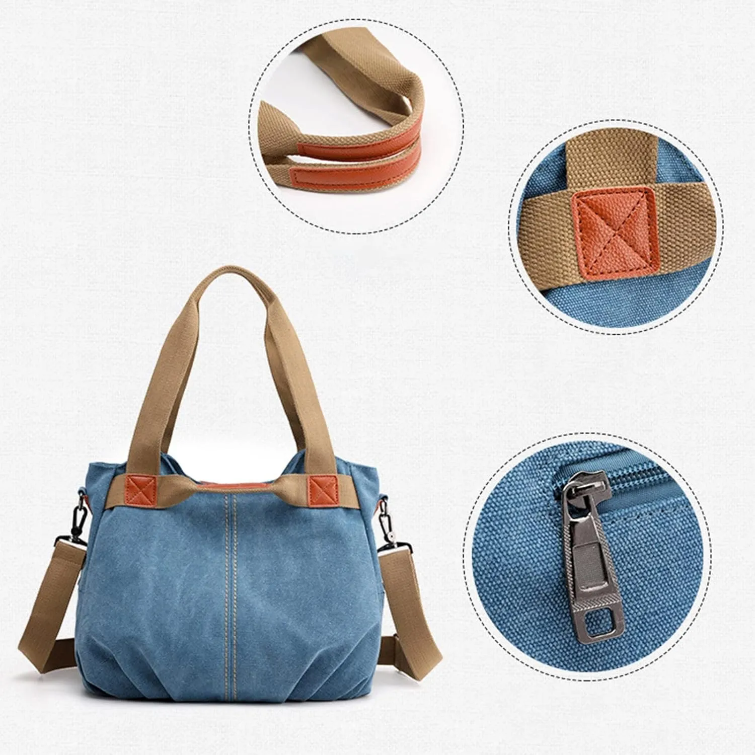 Shoulder Purse Handbag for Women Retro Fashion One Shoulder Crossbody Women's Bag Large Capacity Fashion Handbag