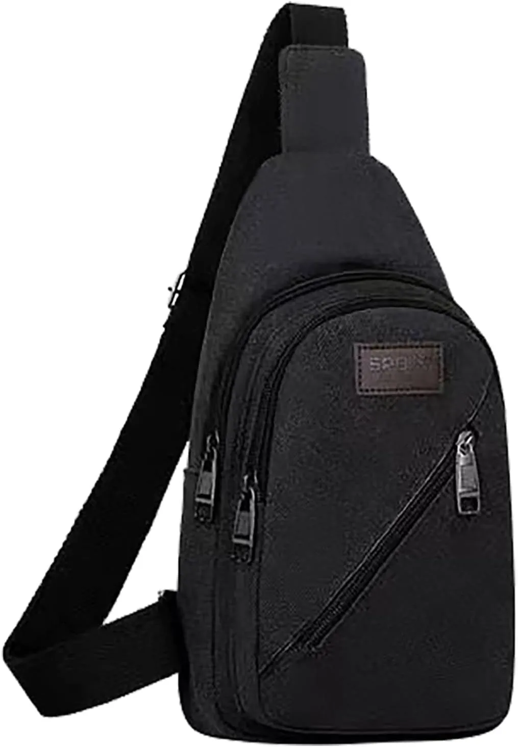 Sling Bag M Men's Canvas Large Capacity Fashionable Casual Shoulder Bag