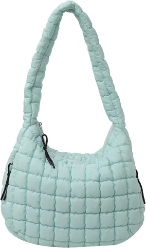 Slouchy Tote Purses Pleated Clouds Bag Fashion Shoulder Tote Dumpling Bag Large Capacity Down Cotton Armpit Women's Bags