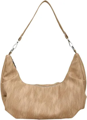 Slouchy Vegan Leather Shoulder Bags for Women Large Dumpling Tote Purses Handbag Vintage Casual Shopping Satchels