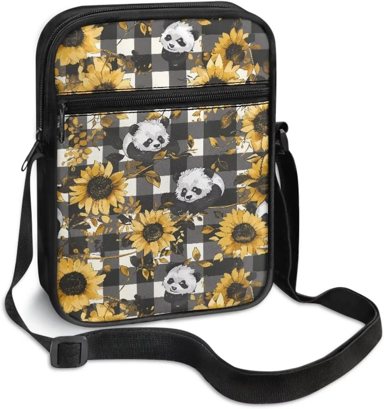 Small Messenger Bags Purses for Women Crossbody Shoulder Bag with Zipper Pockets
