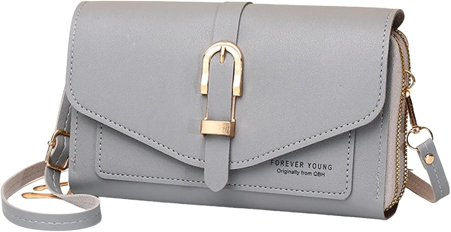 Small Shoulder Bag Fashion Classic Women's Mobile Phone Bag Button Hood One Shoulder Double Layer Wallet