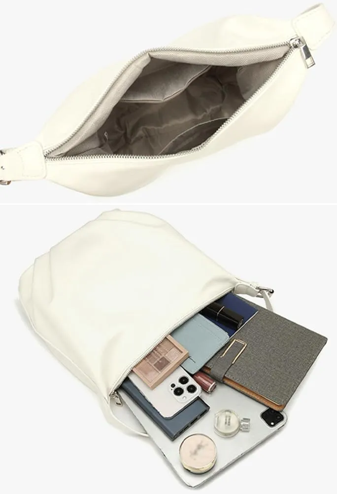 Soft Vegan Leather Purses for Women Small Handbags Casual Shoulder Crossbody Bags Bucket Tote Satchels