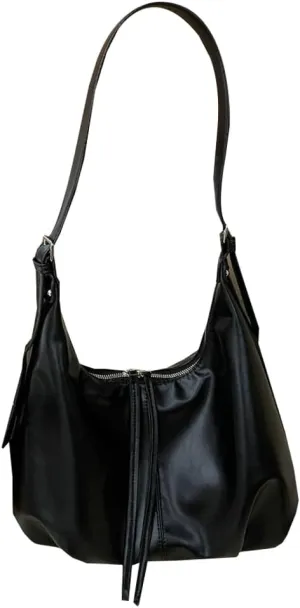 Soft Vegan Leather Shoulder Bag for Women Large Crossbody Tote Bag Ladies Dumpling Top Handle Handbags Satchels