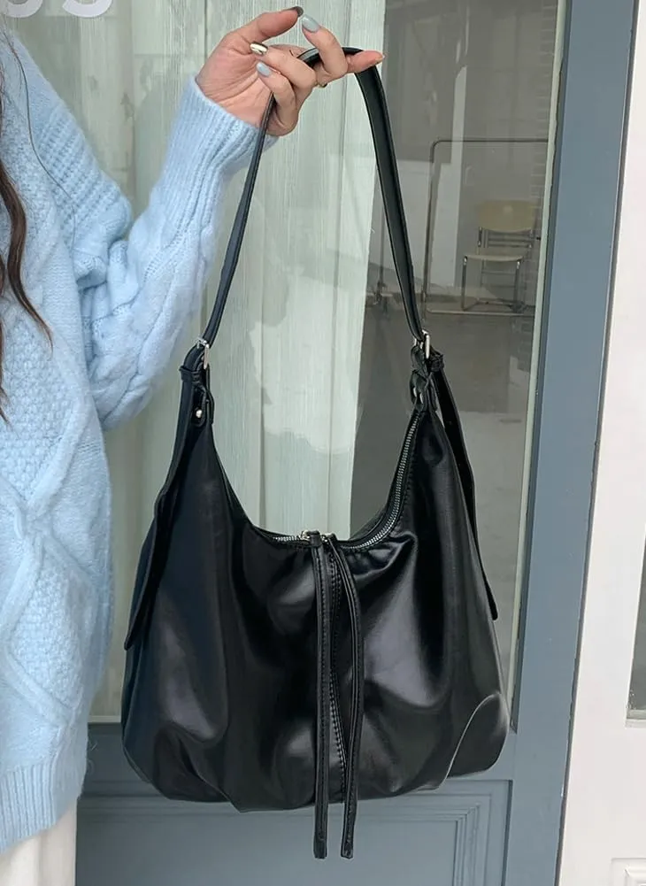 Soft Vegan Leather Shoulder Bag for Women Large Crossbody Tote Bag Ladies Dumpling Top Handle Handbags Satchels