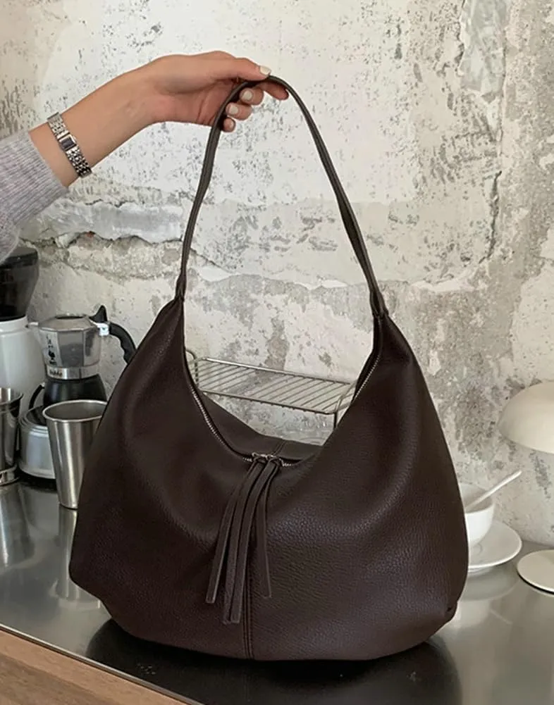Soft Vegan Leather Shoulder Bag for Women Large Crossbody Tote Bag Ladies Dumpling Top Handle Handbags Satchels