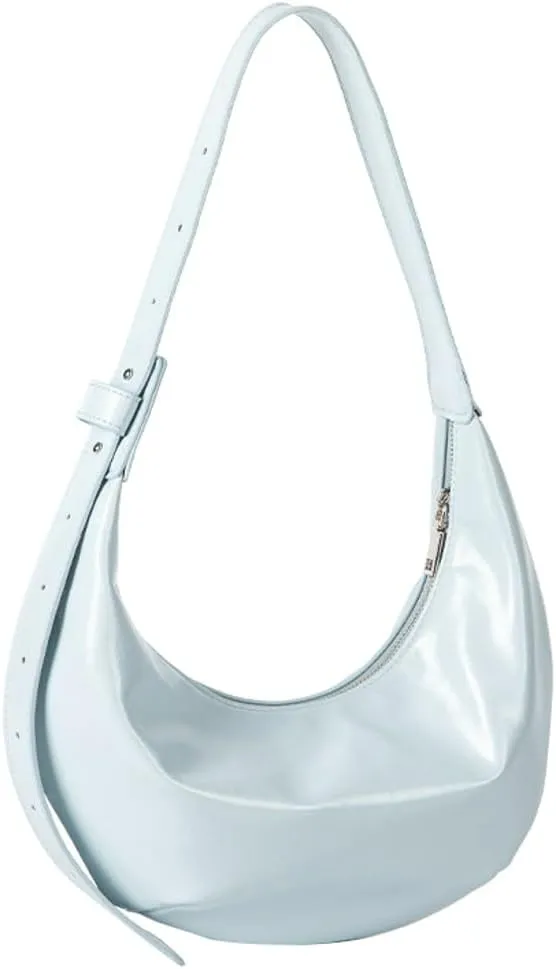 Soft Vegan Leather Shoulder Bag for Women Small Crossbody Tote Bag Ladies Casual Dumpling Handbags Satchels