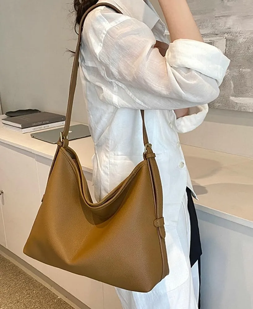 Soft Vegan Leather Shoulder Bags for Women Casual Crossbody Tote Purse Handbag Ladies Work Top Handle Satchels 2psc