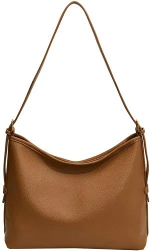Soft Vegan Leather Shoulder Bags for Women Casual Crossbody Tote Purse Handbag Ladies Work Top Handle Satchels 2psc