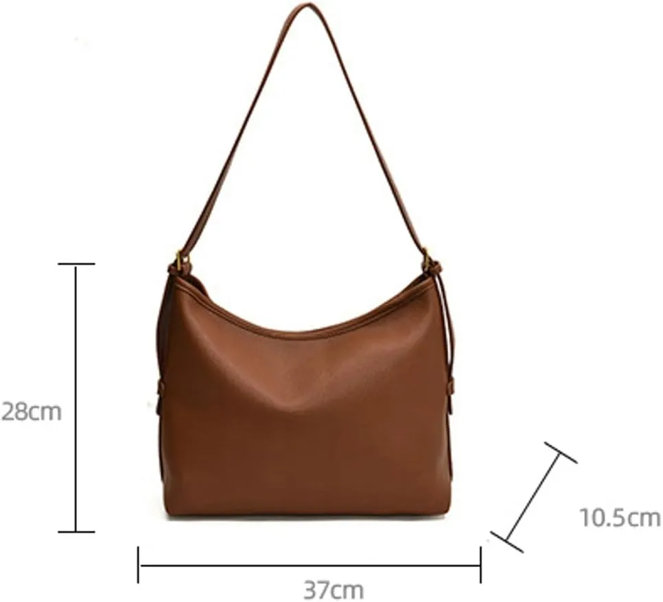 Soft Vegan Leather Shoulder Bags for Women Casual Crossbody Tote Purse Handbag Ladies Work Top Handle Satchels 2psc