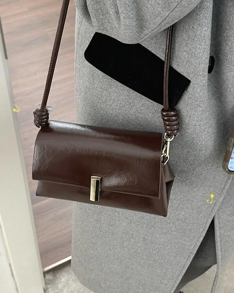 Soft Vegan Leather Shoulder Bags for Women Fashion Small Tote Purses Handbags Crossbody Bag Elegant Satchels