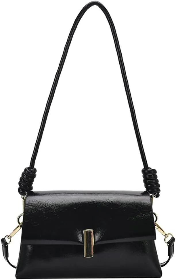 Soft Vegan Leather Shoulder Bags for Women Fashion Small Tote Purses Handbags Crossbody Bag Elegant Satchels