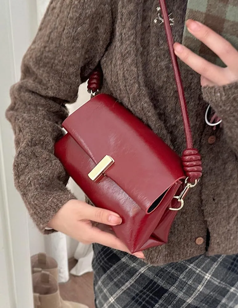 Soft Vegan Leather Shoulder Bags for Women Fashion Small Tote Purses Handbags Crossbody Bag Elegant Satchels