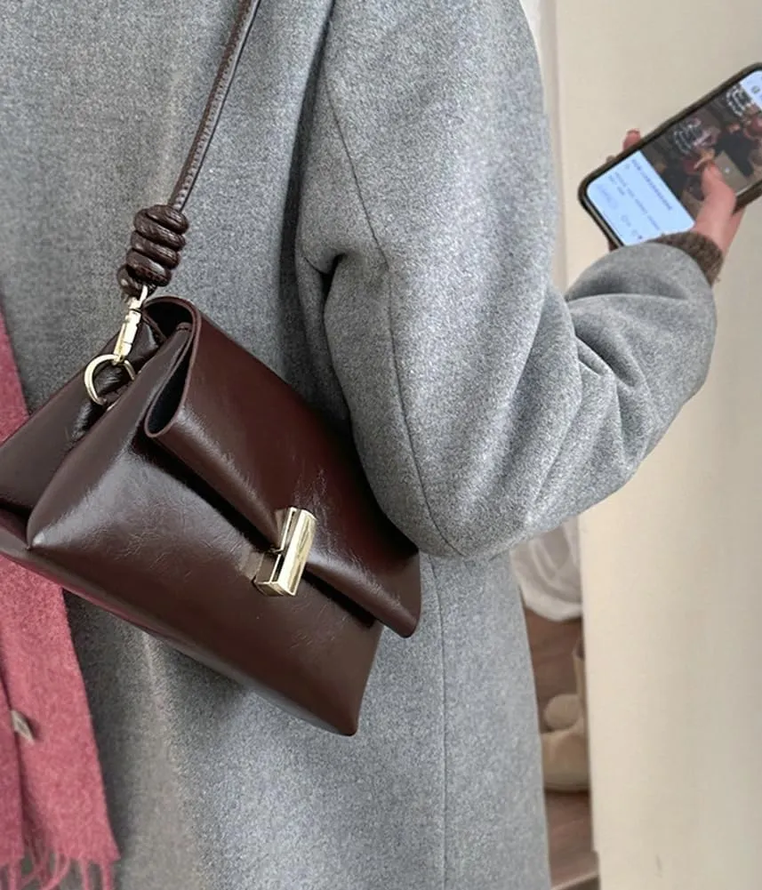 Soft Vegan Leather Shoulder Bags for Women Fashion Small Tote Purses Handbags Crossbody Bag Elegant Satchels