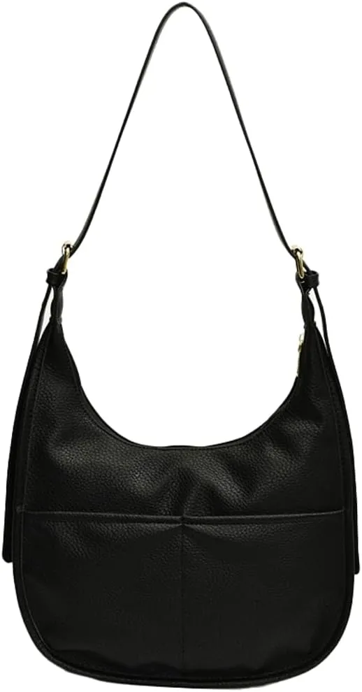 Soft Vegan Leather Shoulder Crossbody Bag for Women Large Dumpling Tote Purse Handbag Casual Work Satchels