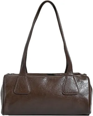 Soft Vegan Leather Shoulder Purses for Women Small Vintage Tote Bag Ladies Work Handbag Top Handle Satchels