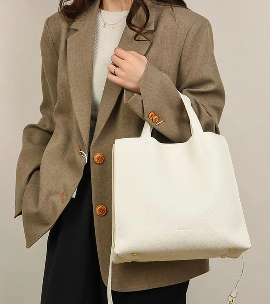 Soft Vegan Leather Tote Bags for Women Large Shoulder Crossbody Purse Casual Ladies Working Handbags Satchels