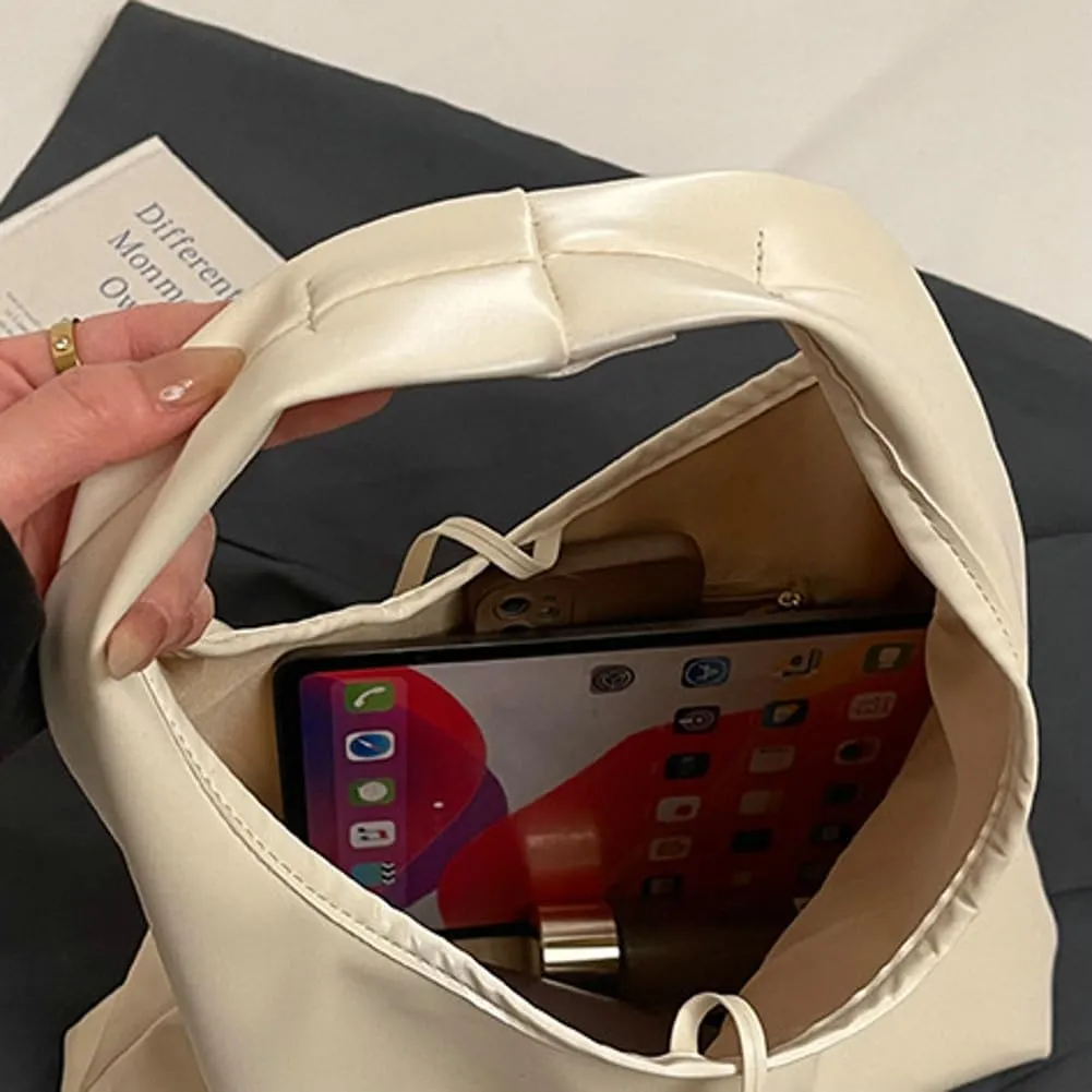 Soft Vegan Leather Tote Bags for Women Large Shoulder Purse Casual Ladies Working Handbags Top Handle Satchels
