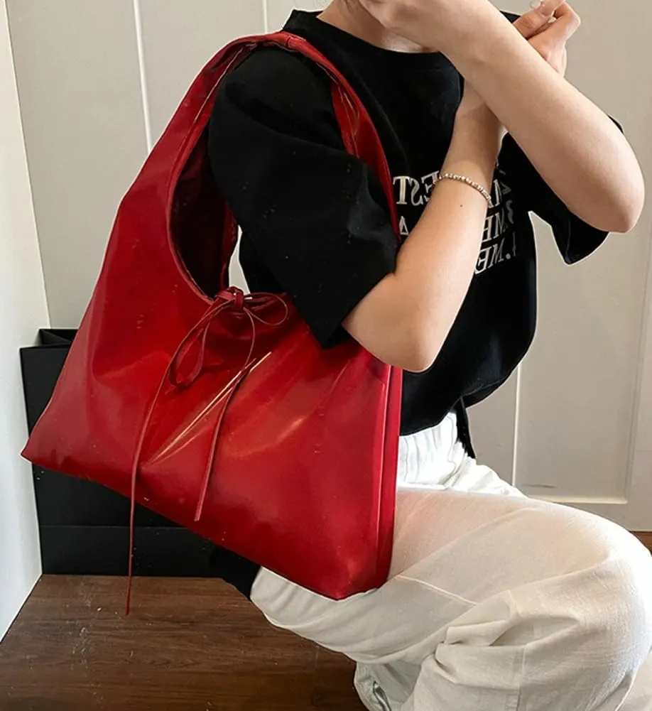 Soft Vegan Leather Tote Bags for Women Large Shoulder Purse Casual Ladies Working Handbags Top Handle Satchels