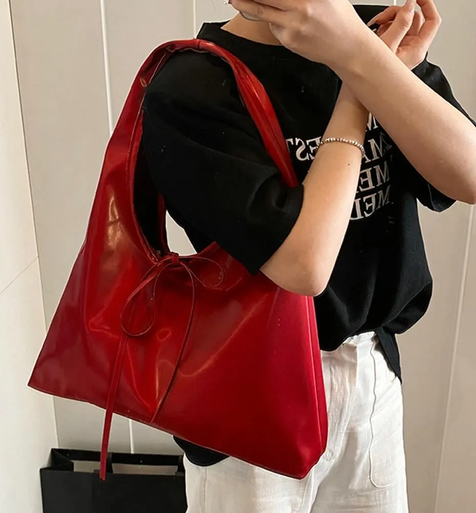 Soft Vegan Leather Tote Bags for Women Large Shoulder Purse Casual Ladies Working Handbags Top Handle Satchels