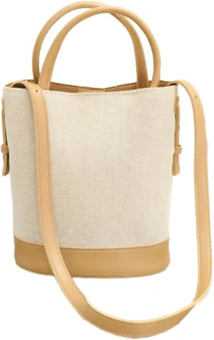 Stylish and Japanese PU Bucket Bag Shoulder Bags