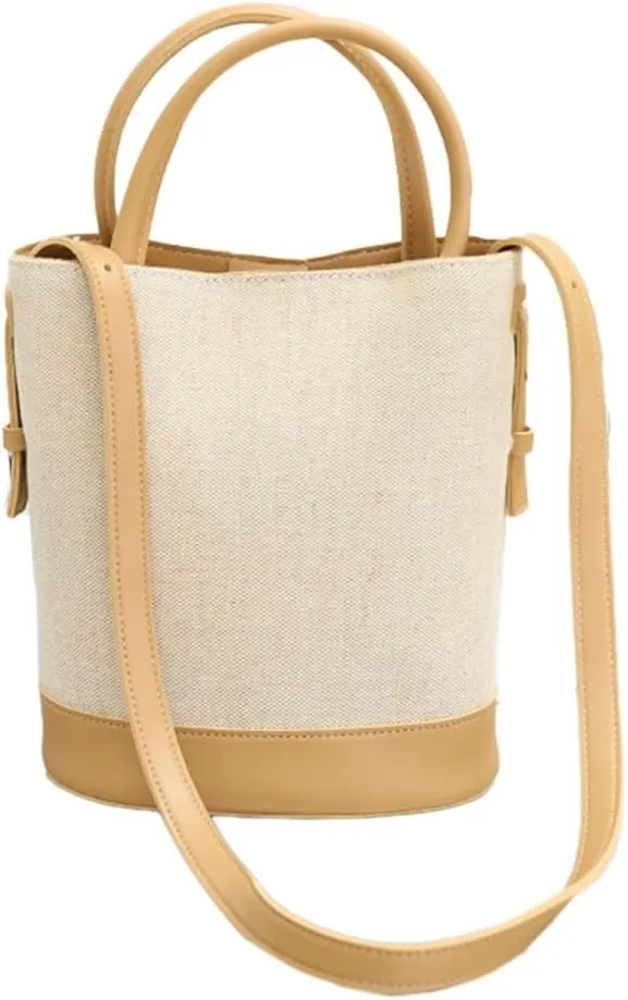 Stylish and Japanese PU Bucket Bag Shoulder Bags
