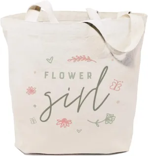 The Cotton & Canvas Co. Modern Wedding, Beach, Shopping and Travel Reusable Shoulder Tote and Handbag