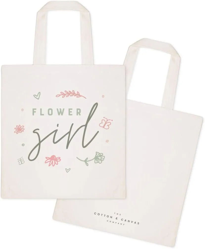 The Cotton & Canvas Co. Modern Wedding, Beach, Shopping and Travel Reusable Shoulder Tote and Handbag