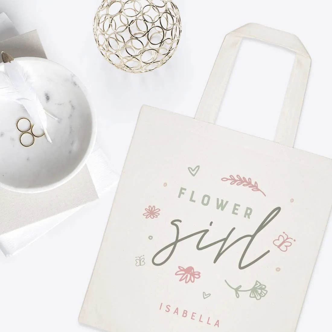 The Cotton & Canvas Co. Modern Wedding, Beach, Shopping and Travel Reusable Shoulder Tote and Handbag