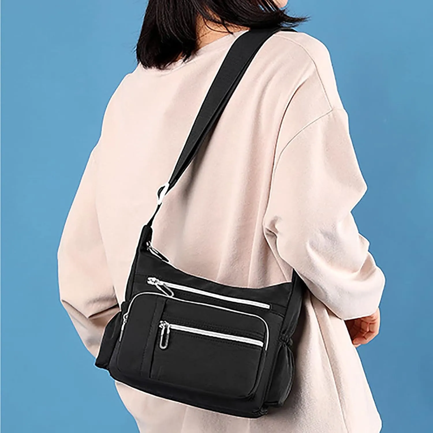 Tote Bag and Wallet Shoulder Shoulder Handbag For Women Roomy Multiple Pockets Bag Ladies Crossbody Purse Fashion