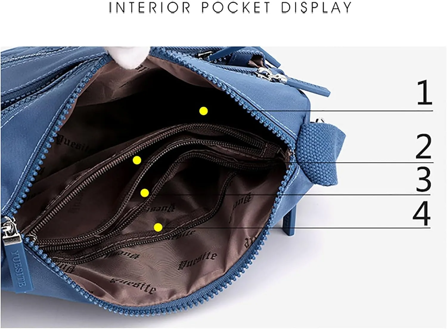 Tote Bag For Women Medium Floral Bag With Adjustable Shoulder Strap Nylon Crossbody Handbags For Shopping Travel Essential
